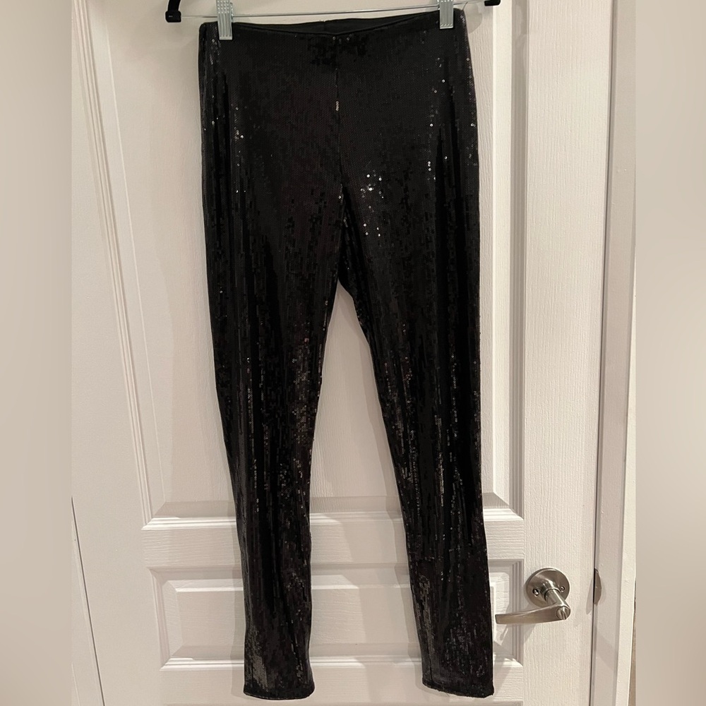 DIVIDED Black Sequin Pants
